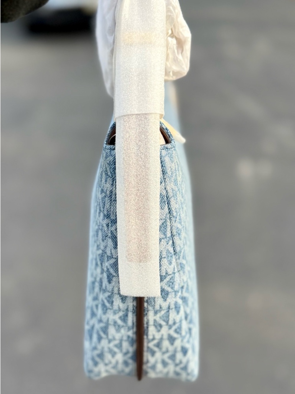 Michael Kors Blue Denim Nolita - Picture 11 of 15